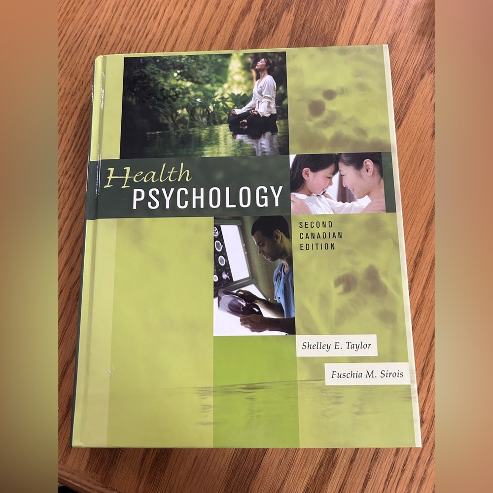 Textbook: Health Psychology